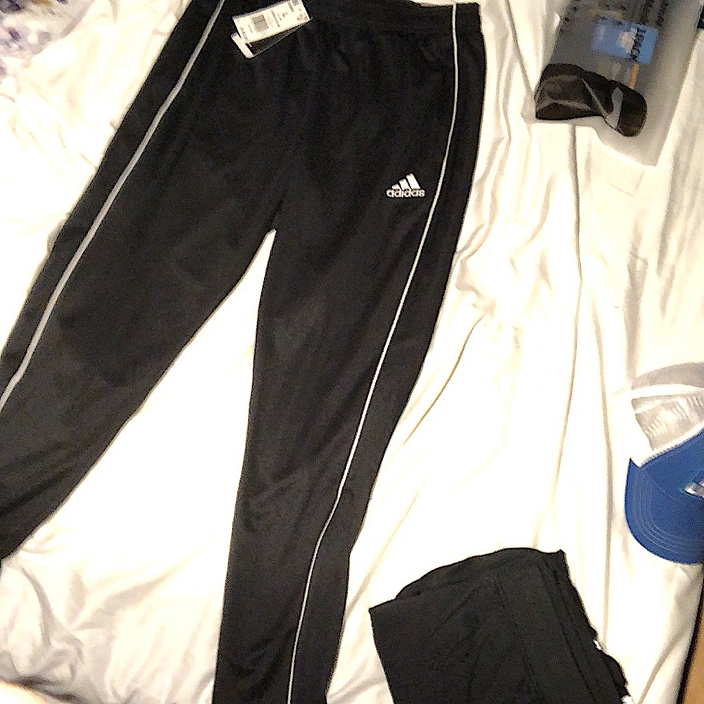 Black adidas sweats pants brand new